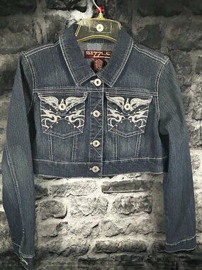 Sizzle Mid-Drift Denim Jacket